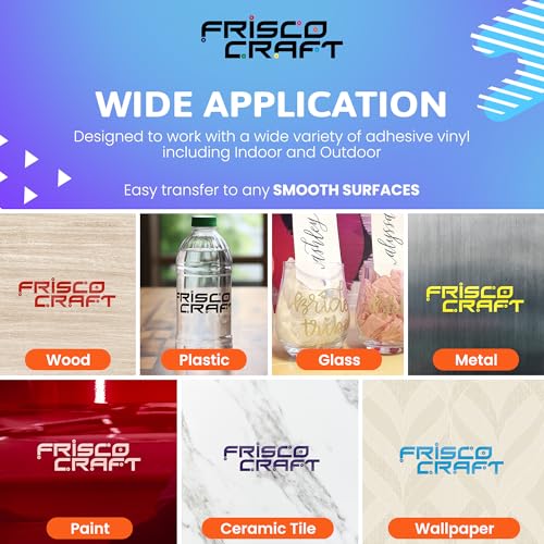Image of Frisco Craft AT-65 Clear Transfer Tape for Vinyl 12 inch x 50FT