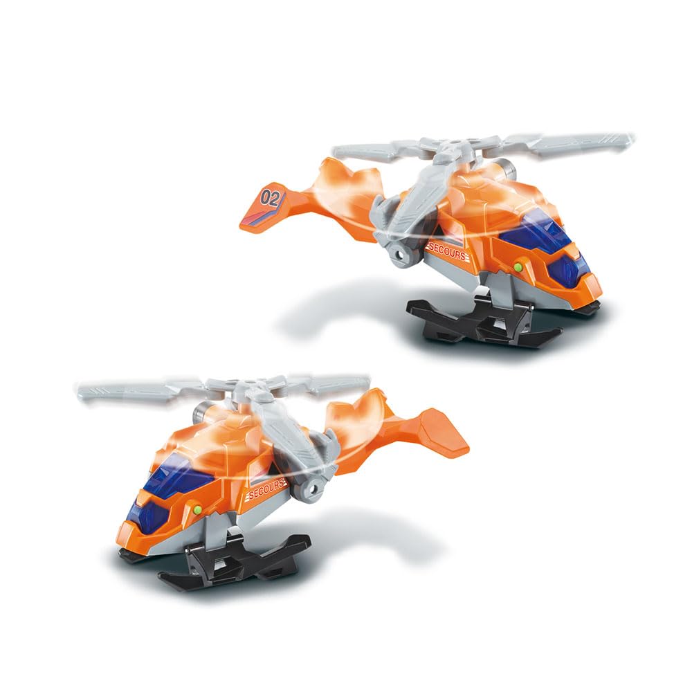 VTech - Switch & Go Dinos Combo, Dinosaure Sonore Trio, le Méga T-Rex SOS 3 en 1, Voiture de Police, Camion de Pompiers, Hélicoptère, Jouet Dino Articulé, Cadeau Enfant Dès 4 Ans - Contenu en Français