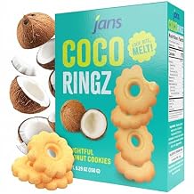 Jans Coco Ringz - Coconut Cookies, Delightful Coconut Cookies 5.29 oz Pack of 1