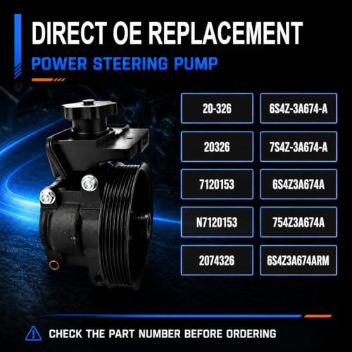 Image of Flecto 20-326 Steering Pump Compatible with Ford Focus Transit Connect