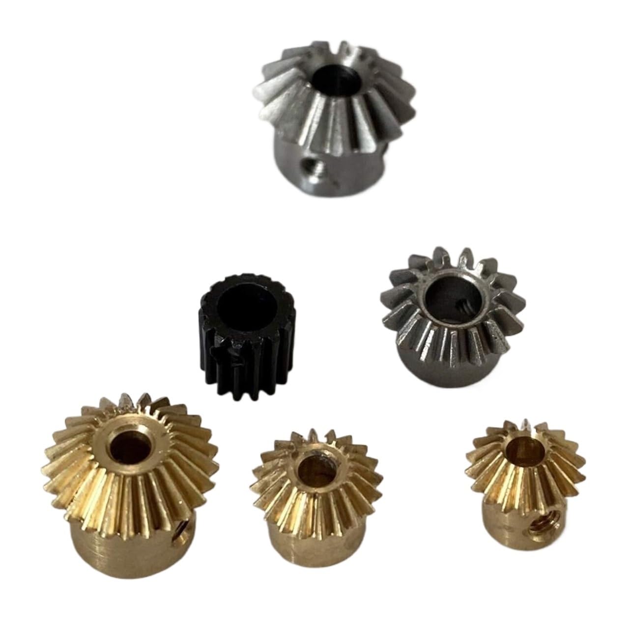 Ritzel, Messinggetriebe, Ritzelsatz, Ritzelmotorgetriebe, 10 Stück Kegelräder 0,4 M 12 T 0,5 M 13 T 18 T 23 T 25 T Kupfer 0,8 M 15 T 1 M 15 T 20 T 90-Grad-Getriebe GS(1m 20t 8mm Keyway)