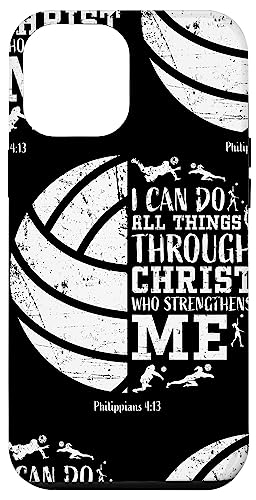 iPhone 12 Pro Max Volleyball Phone Cases Cute Christian Verse Gifts Teen Girls Case