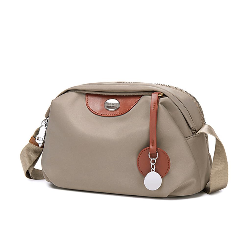Fashion Women Crossbody Bag Casual Nylon Daily Bag Shoulder Bag Double Layer Waterproof Shoulder Bag Fashion Women Messenger Bag Versatile Crossbody Bag for Daily, Commuting, Travel-image-35