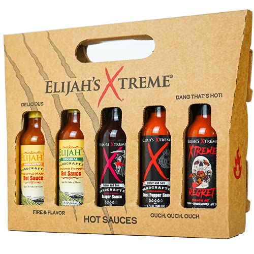 World's Hottest Hot Sauce Gift Set, Elijah's Xtreme Award Winning Hot
