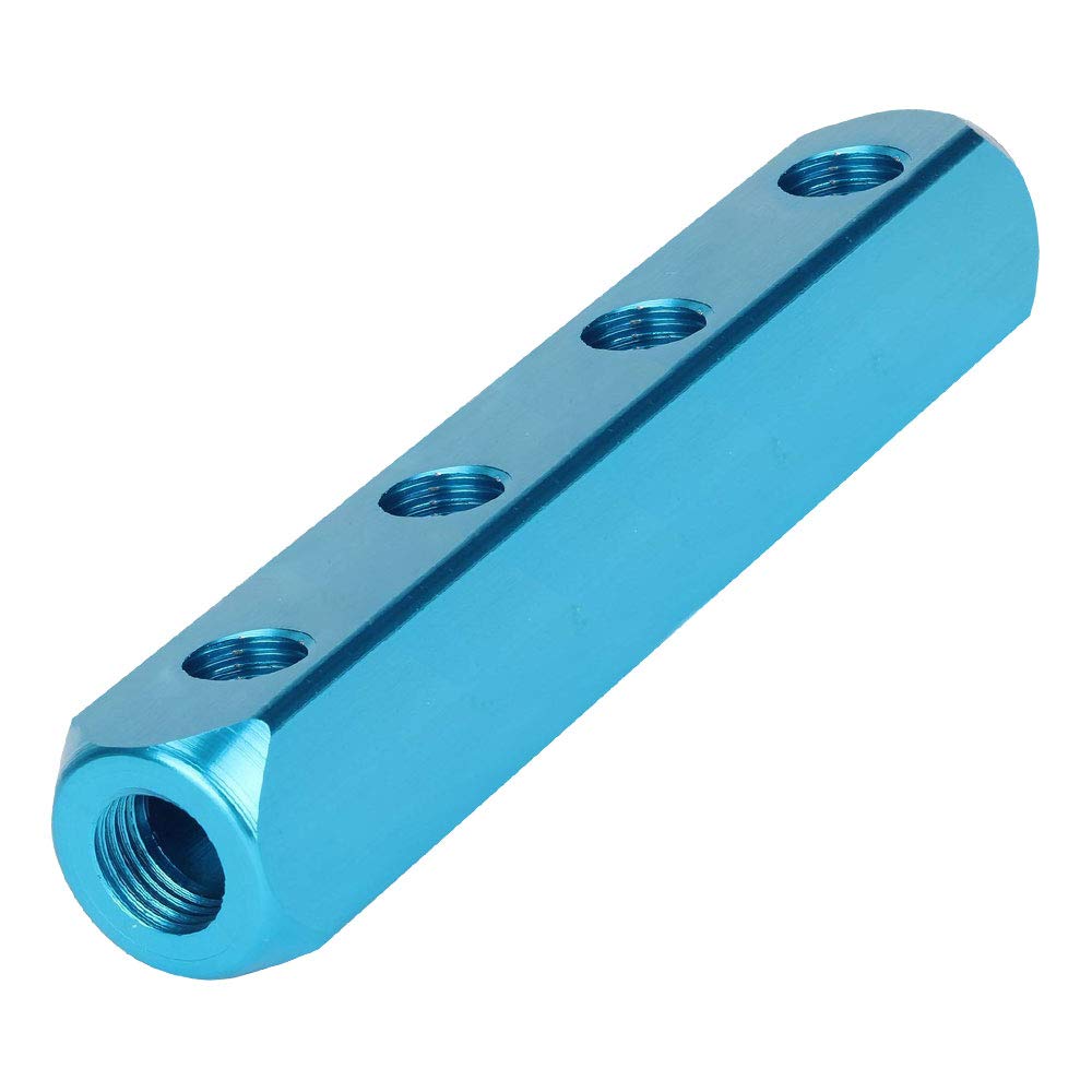 Beduan 1/4 pulgadas PT rosca Quick Connect manguera de aire colector bloque divisor