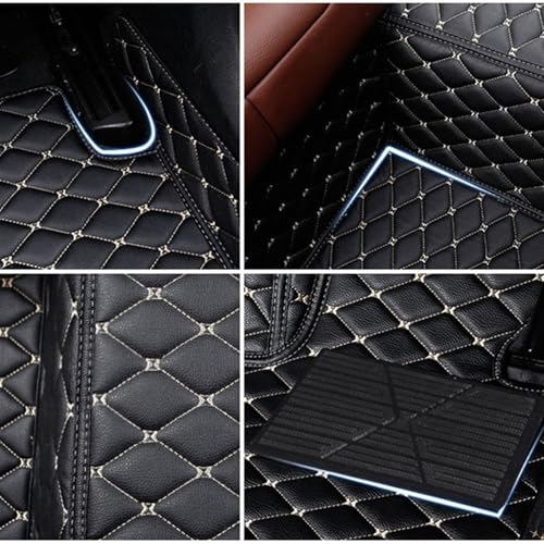 Tapis de sol voiture en cuir imperméable idéal sorties famille