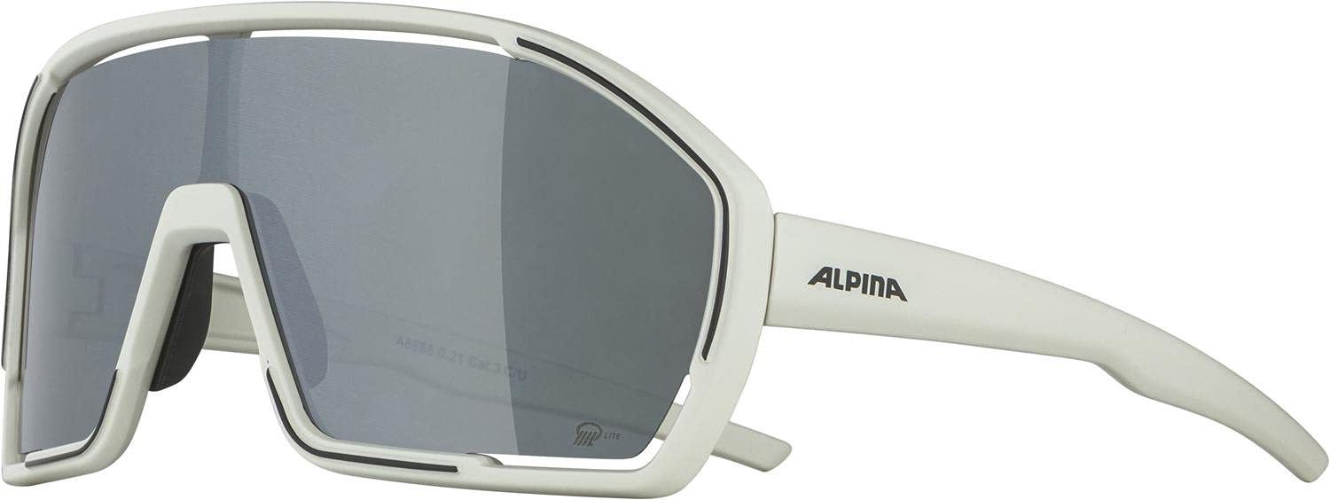 ALPINA Unisex - Adulti, BONFIRE Q-LITE Occhiali sportivi, cool-grey matt, One Size