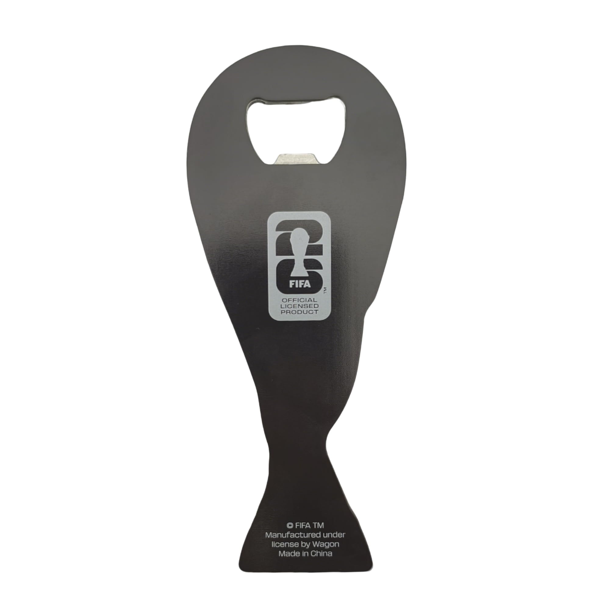 Offizieller 2026 FIFA Weltmeisterschaft Trophäe, magnetischer Metall-Flaschenöffner (14,6 x 6,3 cm) – perfektes Fußball-Fan-Geschenk, Kühlschrankmagnet und Bar-Zubehör für die Weltmeisterschaft 2026