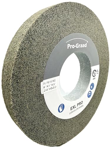 EXL PRO Deburring Wheel 8" x 1" x 3", 9S Medium, 11185