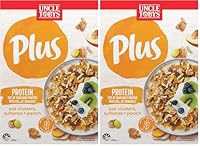 Uncle Tobys Plus Protein Breakfast Cereal 620 g (Pack of 2)