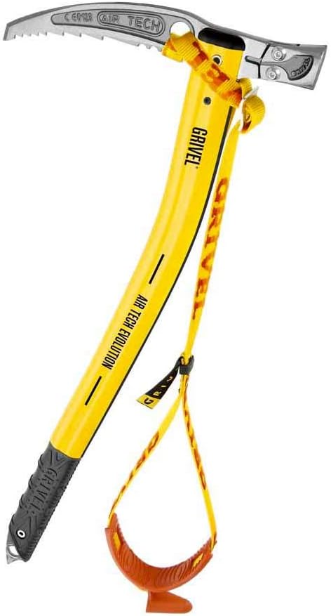 Grivel Air Tech Hammer G-Bone with Long Leash Ice Axe, 53