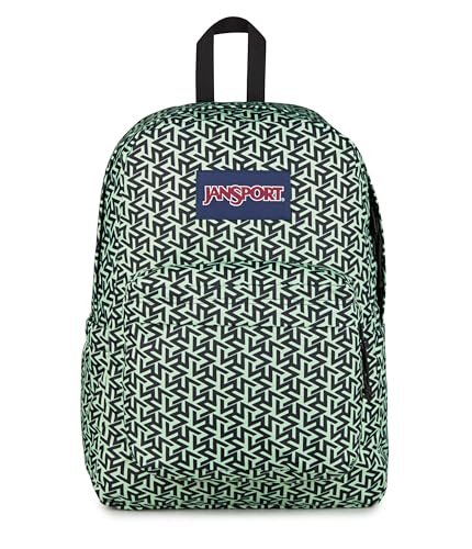 Image of JanSport SuperBreak Plus Backpack with Padded 15-inch Laptop Sleeve and Integrated Bottle Pocket - Spacious and Durable Daypack for Work and Travel, Team Colors Bratty /Black /Black