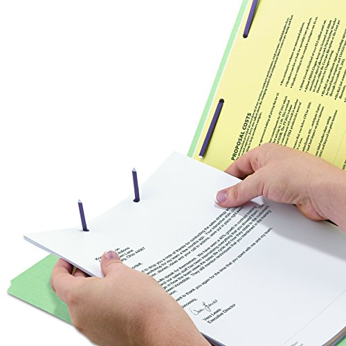 Smead-End-Tab-Pressboard-Fastener-File-Folder-with-SafeSHIELD-Fasteners-2-Fasteners-2-Expansion-Legal-Size-GrayGreen-25-per-Box-37715