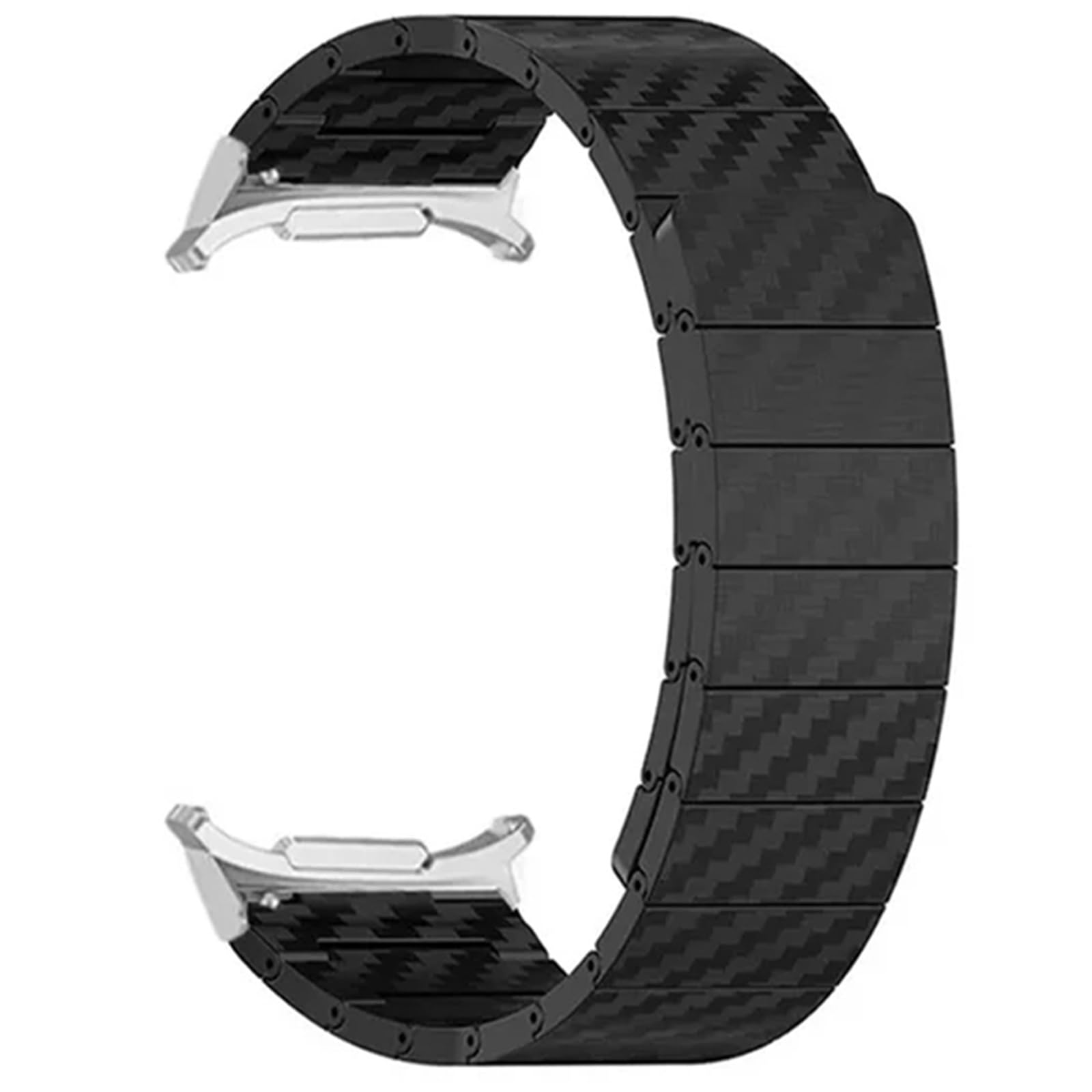 JDIME Bracelet magnétique en Fiber de carbone pour Samsung Galaxy Watch 7 Ultra 47mm LTE, Bracelet léger pour Galaxy Watch Ultra 47mm