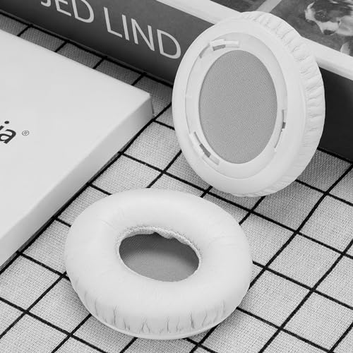 Almohadillas de repuesto Geekria compatibles con auriculares Beats Solo HD On-Ear, cojines de almohadilla para orejas, piezas de reparación (Blanco) miniatura 5
