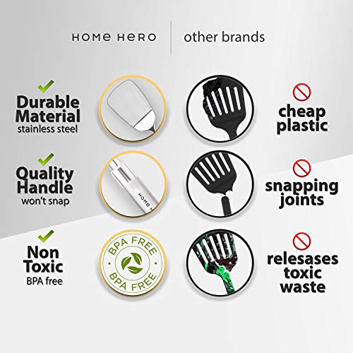 image for Home Hero Stainless Steel Spatula Metal Spatula Flexible Spatula - Tur