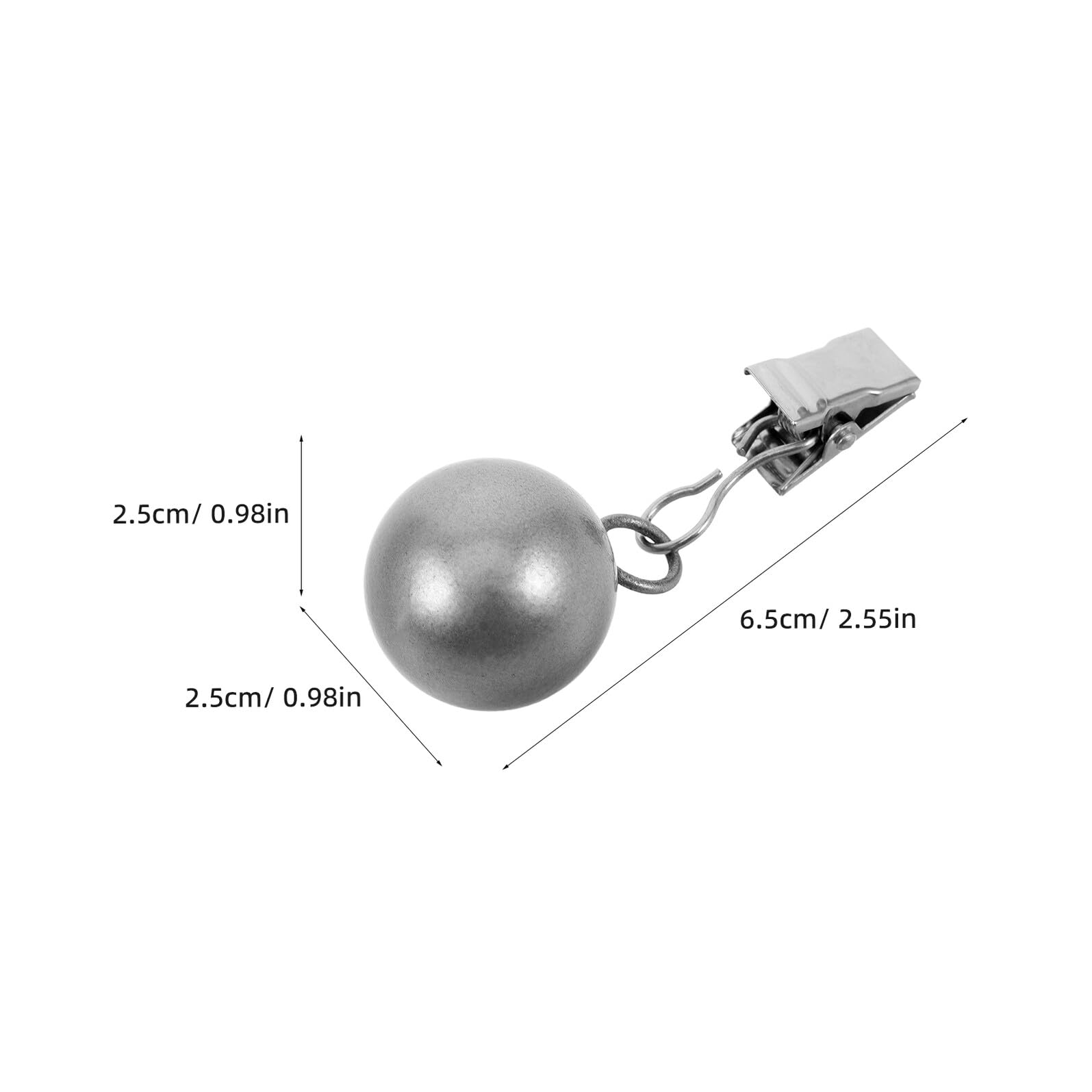 Clip per Tovaglia da Esterno 8 Pezzi Acciaio Inox a Sfera