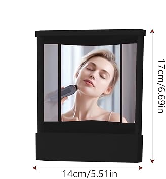 True Mirror - Real Image Non-reverse Mirror - True Mirror Non Reversing See The Real You - Left Right Non Reverse Mirror - Non Reversing Mirror For Real Image For Modeling, Makeup, Haircuts And Beauty