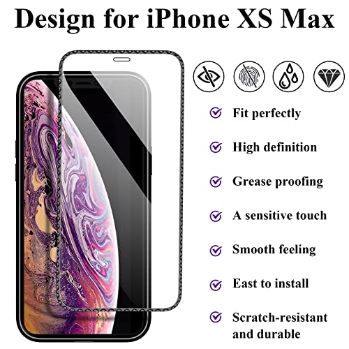 Vofolen For Iphone Xs Max Case Wallet Cover With Screen Protector Sliding Door Hidden Pocket,Transparent Ring Stand Protective Hard Shell Rugged Tpu Bumper Armor Case For Iphone Xs Max Greypurple #TOP3