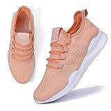 Damen Turnschuhe Maschinen waschbares Obermaterial aus Mesh-Stoff mit rundem Zeh. Lassen Sie Ihre Füße die ganze Zeit frei atmen und halten Sie sie immer trocken und kühl.