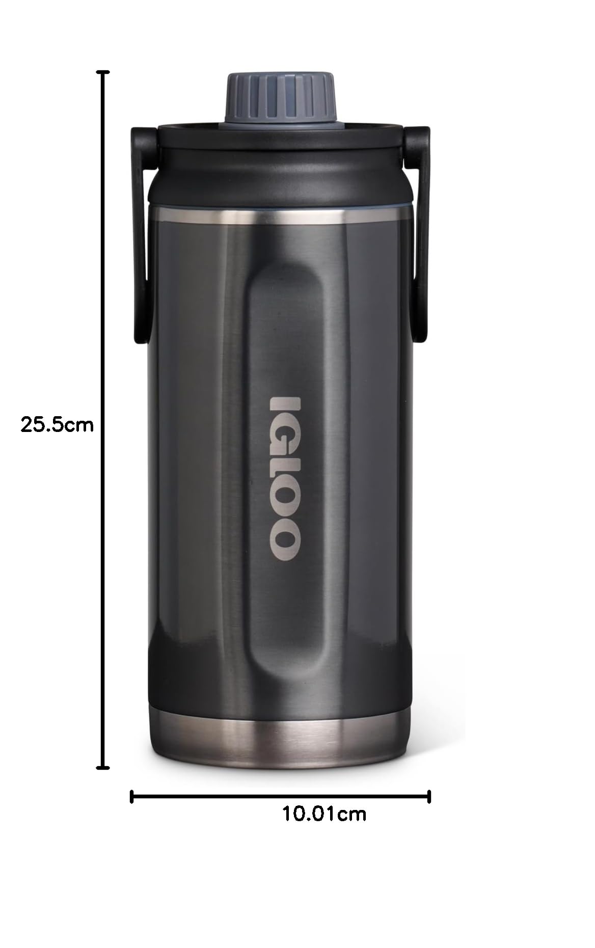 Igloo, Twist 'n' Chug Flasche aus Edelstahl, 1020 ml, Karbonit