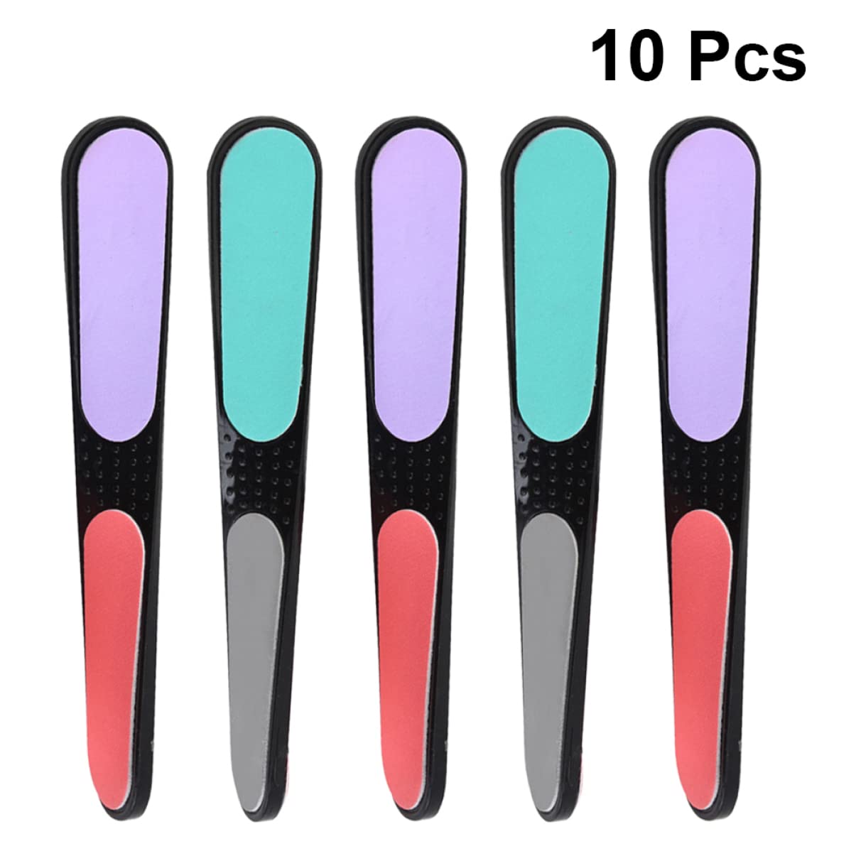 minkissy 30piezas Limas De Uñas Cuatro Caras Herramienta Multifuncional Para Manicura y Arte De Uñas Para Postizas