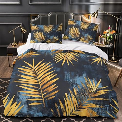 Drap de couette tropical 3D microfibre respirant 260x220 déco chambre ado moderne - 2