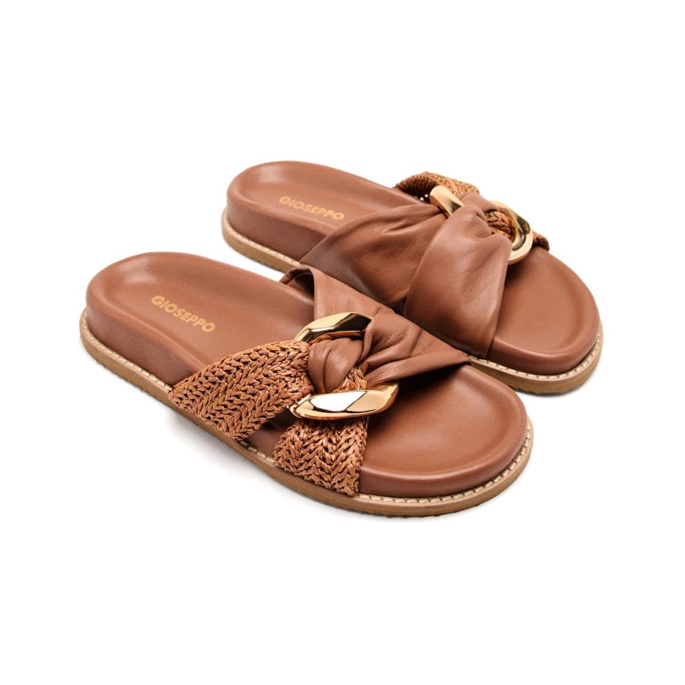 GIOSEPPO Women's Tisbury Flat Sandal, Leather, 6 UK