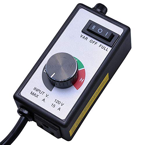 LAGarden Fan Router Speed Controller Adjuster Variable 3 Settings Hydroponics Inline Duct Fan Exhaust Air 500W to 1800W