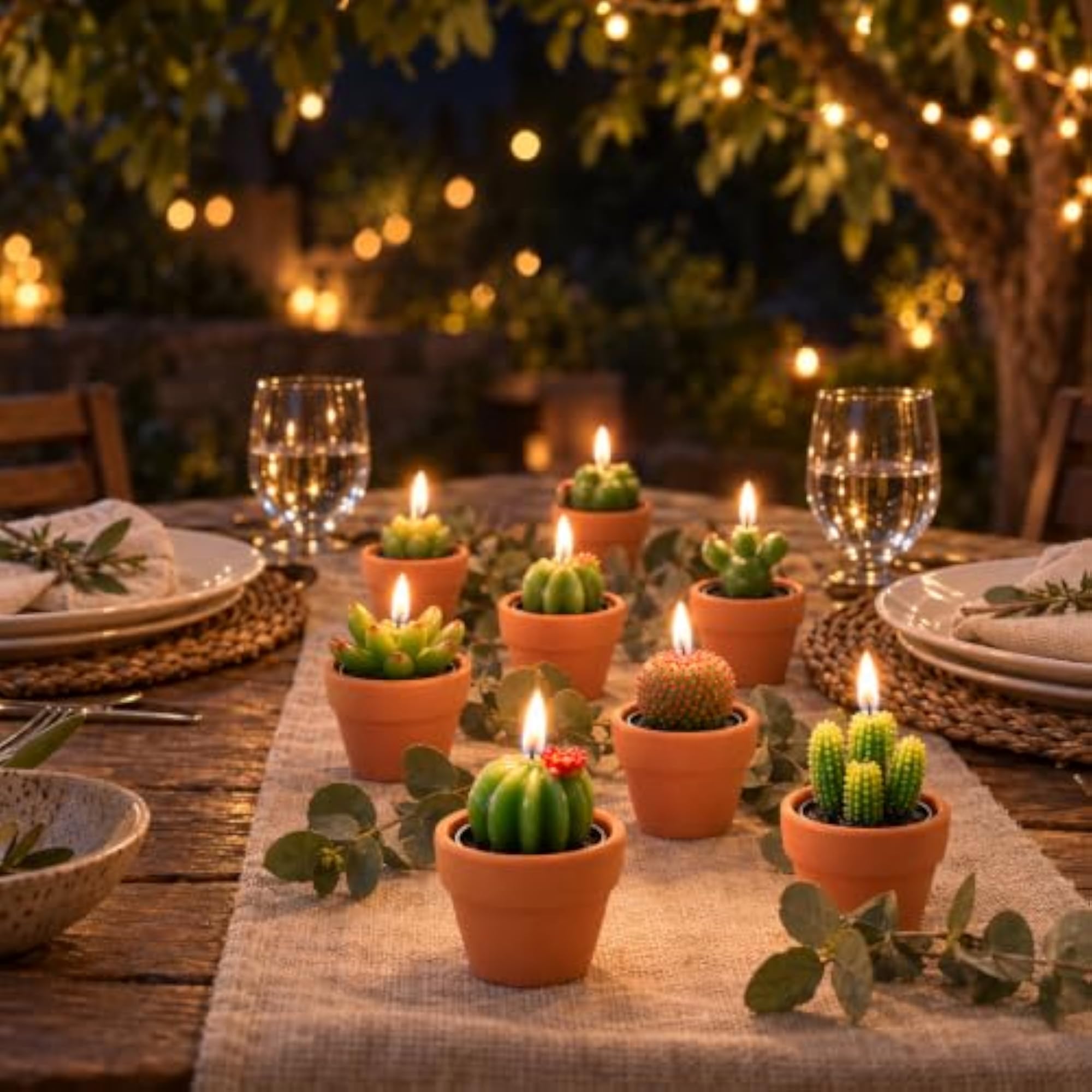 Cactus Tealight Candles for Bridal Shower Gifts