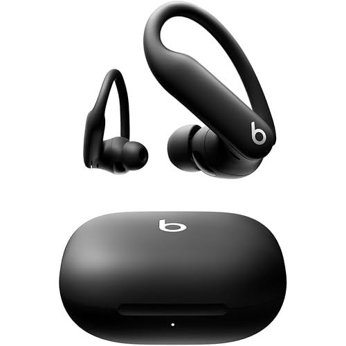 Beats Powerbeats Pro 2 Wireless Bluetooth Earbuds - Noise Cancelling, Heart Rate Monitor, IPX4, Up to 45H Battery & Charging Case, Works with Apple & Android - Jet Black (Renewed Premium)