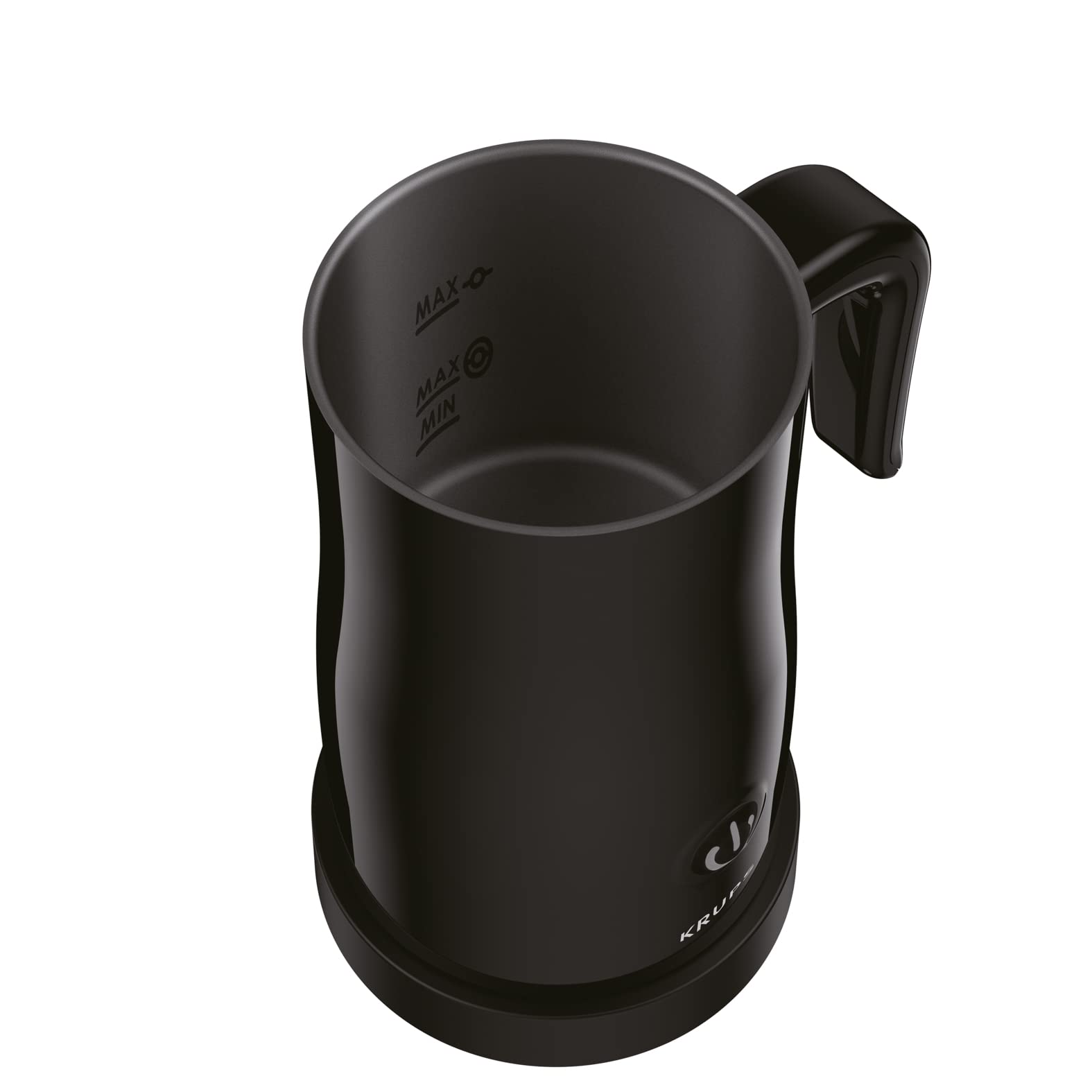 Krups XL1008 Mousseur a Lait Automatique Noir 2 Fonctions Grande capacité 500 W, 150 millilitres