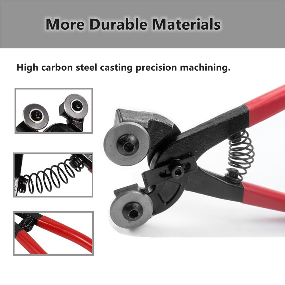 Tile Nipper & Cutter - 8 Inch Glass Mosaic Tool -7 Tile Nipper & Cutter - 8 Inch Glass Mosaic Tool -7