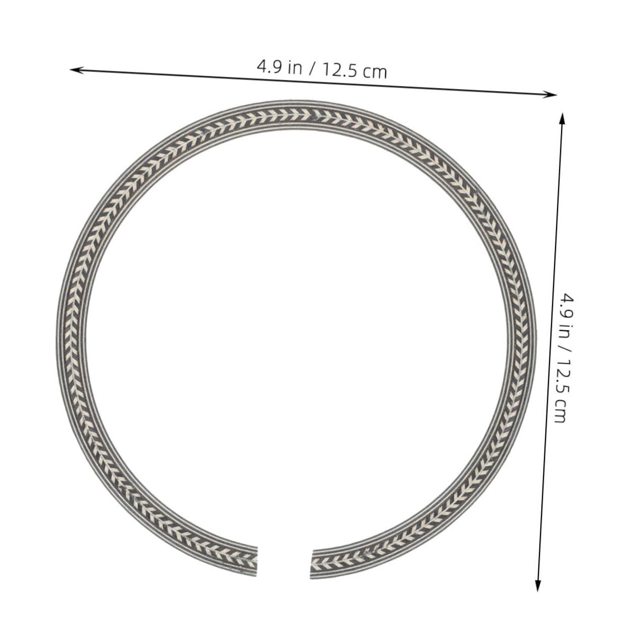 Toddmomy Guitar Soundhole Edge Decals Guitar Neck Fretboard Stickers Wood Inlay Soundhole Ornament