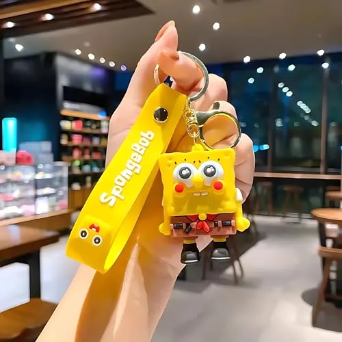 Image of Cute 3D Keychain | Keyring & Quirky Bag Charm | Hard Silicone, Unbreakable | Travel Essential | Kids Friendly | Strap & Bag Hook