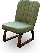 SUWALABO Solum RMHZ-91 High Type Agura Chair (Backrest/Folding/Lightweight/Made of Natural Wood) Compact, Single Seater for Home Work, Study, Sitting Chair, Beautiful Posture, Memorial Service,