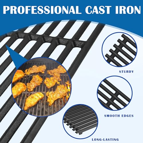Image of SafBbcue Grill Replacement Parts for Expert Grill 6 Burner 720-0969 720-0969GB 720-0969GA 720-0969G, Grill Cooking Grates and Heat Plates for Nexgrill 5 Burner 720-0882A 720-0882AE Replacement Parts