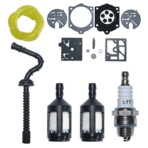 AUMEL Fuel Filter Line Hose Carb Repair Kit for Stihl 015 015AV 015L Chainsaw Replace Walbro K10-HDC