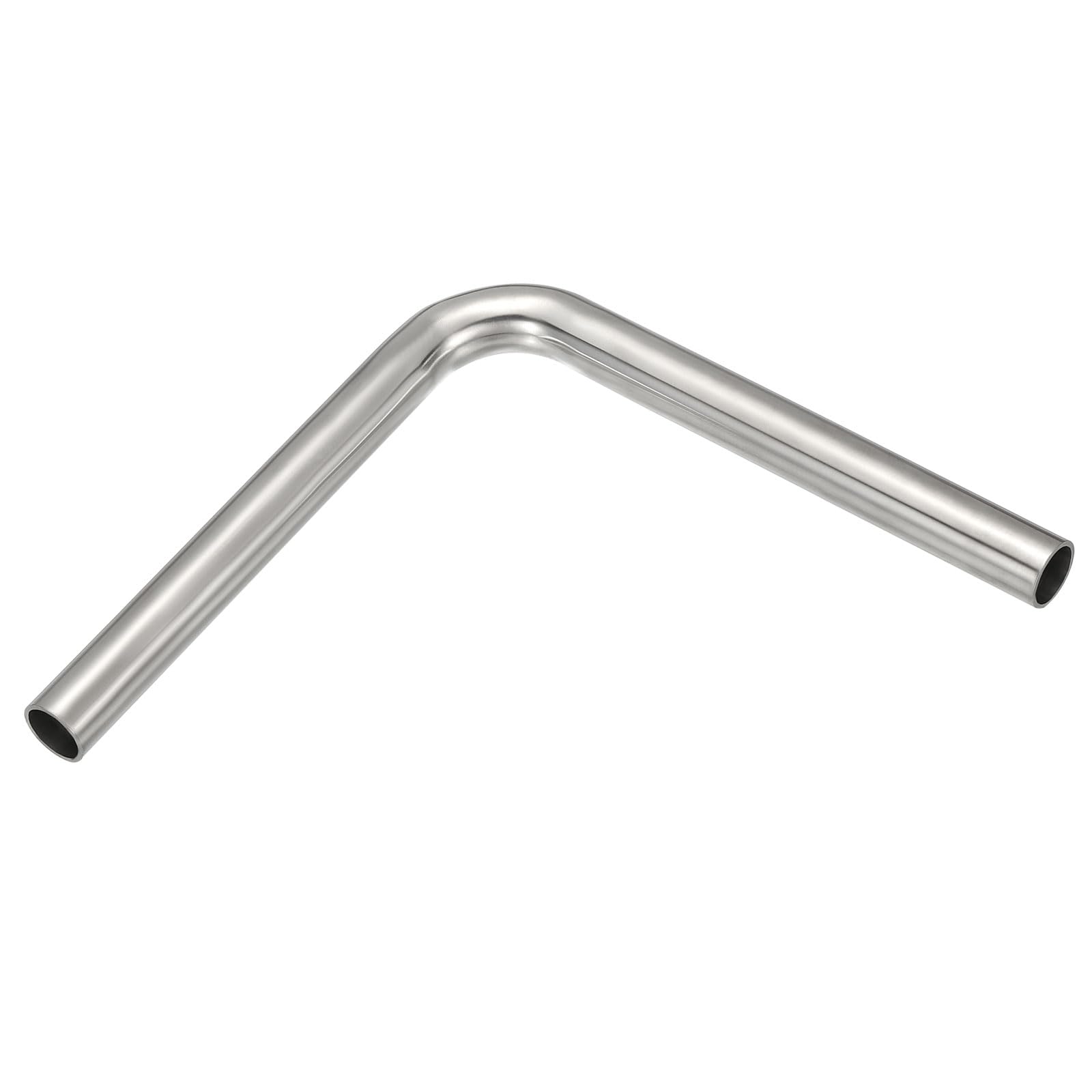 PATIKIL 90 Degree Sanitary Extended Pipe, 3/4inch OD Mandrel Bend Elbow Exhaust Pipe Straight Connector 304 Stainless Steel Extended Pipe for Welding Modified Stair Handrail HVAC — image 1