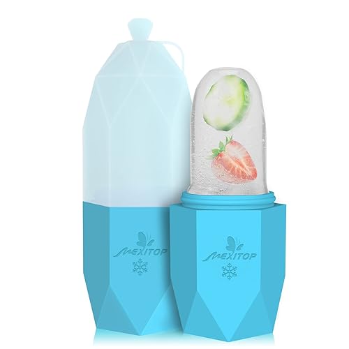 MEXITOP Rodillo facial de hielo, ojos y cuello, alivio de la hinchazón que aprieta la piel, mejora tu brillo natural, hielo facial para tensar y