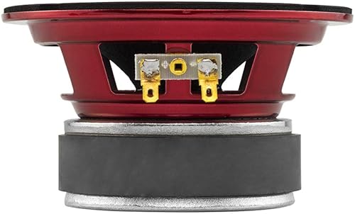 Miniatura 4 de Altavoz DS18 PRO de rango medio, cúpula en compresión de aluminio roja, altavoces de puerta de audio de alta calidad para auto o camión sistema de