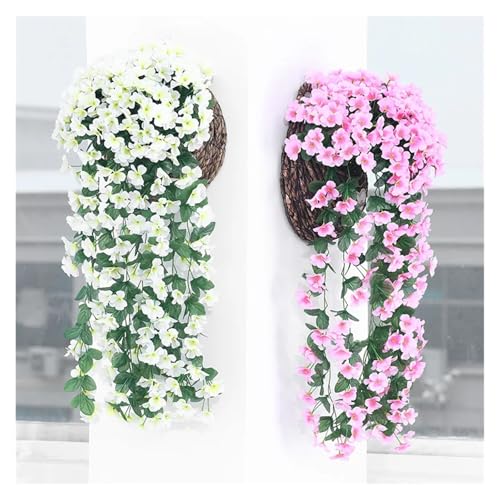 Flores artificiales LXURY para decorar arcos de boda en el jardín 5