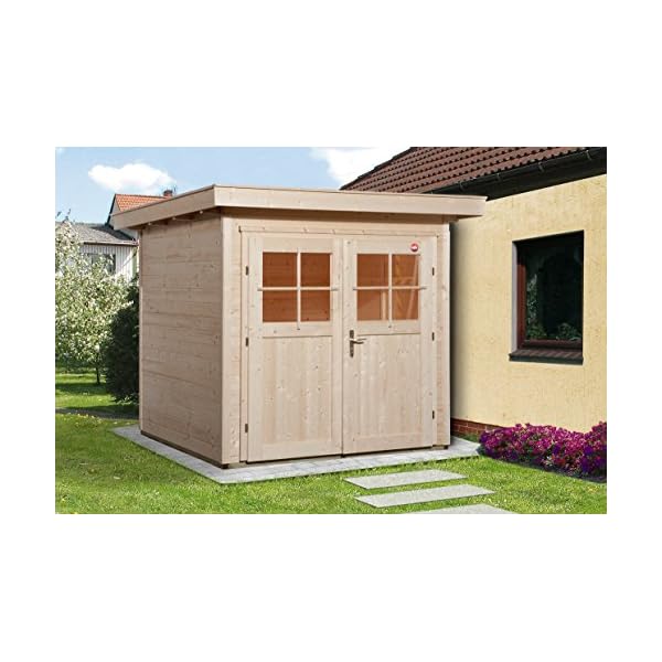 Weka Gartenhaus 227 Größe 1 Natur