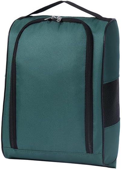 Travel shoe storage bag, Portable Sport Shoe Carrier with Mesh Holes, Shoes Storage Organizer with Zipper Closuren for Outdoor, Sports, Golf, Travel（Purple) image 3