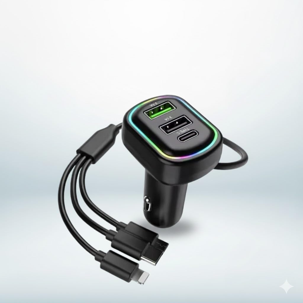 MAXXOX 48W Car Power 16 Fast Car Charger with Dual Output, 48 Watts Total Fast Charging, Adapter for i -Phone & Android Smartphones and Tablets and Other Electronic Devices (Black)-image-39