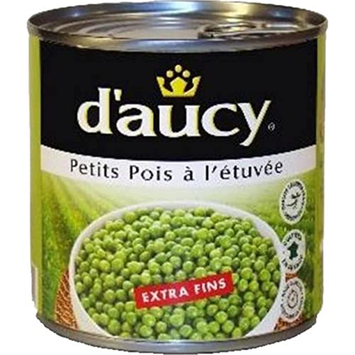 D'aucy Petits Pois à l’Etuvée Extra Fins 400g (lot de 10)