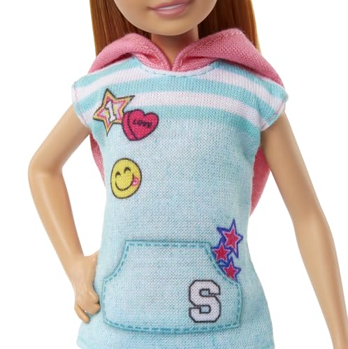 Image of Barbie Stacie Doll with Pet Dog, from and Stacie to The Rescue Movie Toys, Blonde Hair Doll