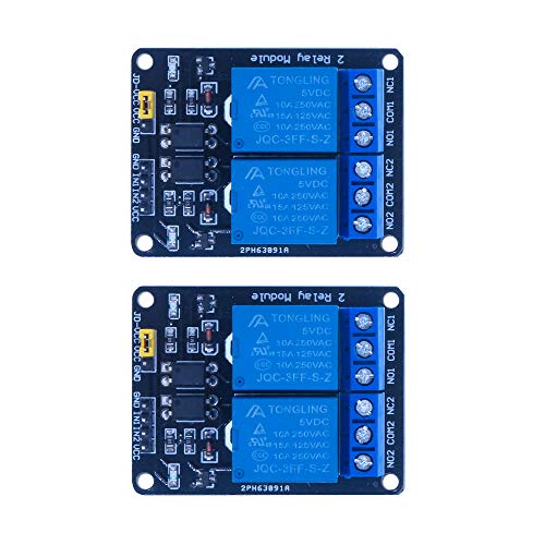 HUABAN 2 pezzo Modulo relè 2 canali CC 5V con