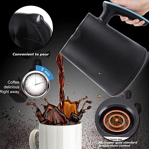 4-Cup Drip Coffee Maker, Auto Keep Warm Function, Smart Anti-Drip System, With Durable Permanent Filter, Compact Drip Coffee Maker (Color : Purple) #TOP1