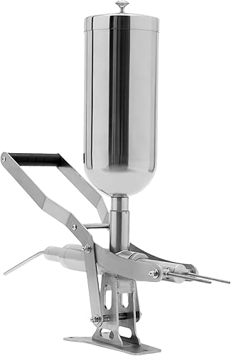 Miniatura 3 de Máquina de llenado manual de churro español de 5L, máquina de llenado de donas de mano comercial Máquina de llenado de pasteles de acero inoxidable